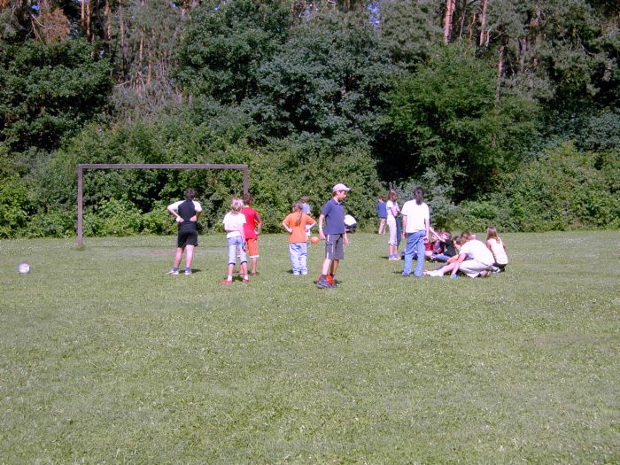 Bild des Fußballplatzes.